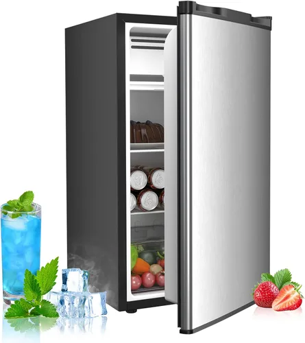 Miniatura 15 de Electactic Refrigerador compacto de 2.56 pies cúbicos con puerta individual reversible, NEGRO