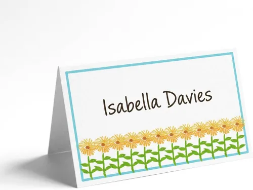 Miniatura 10 de Tarjetas de lugar con nombre de playa, 25 tarjetas de identificación para asientos de invitados, tiendas de campaña de playa y mesa tropical