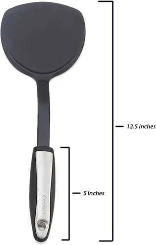 Miniatura 2 de Juego de utensilios de cocina de cookurs incluye 8 utensilios de cocina antiadherentes, triturador de espagueti, desnatador, cucharón, pescado