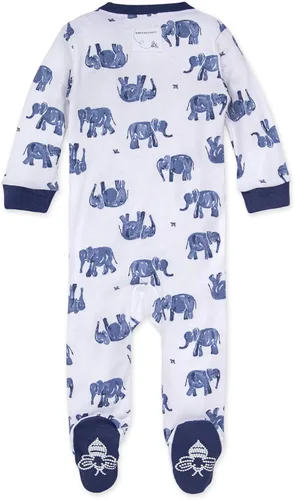Miniatura 9 de Burt's Bees Baby - Pijama de una pieza para bebé, mameluco para dormir y jugar, algodón 100% orgánico, cremallera frontal