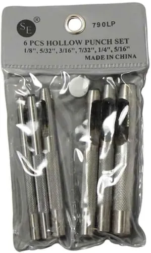 Miniatura 2 de Set de punzones de piel SE 790LP - Huecos, 6 unidades, gris