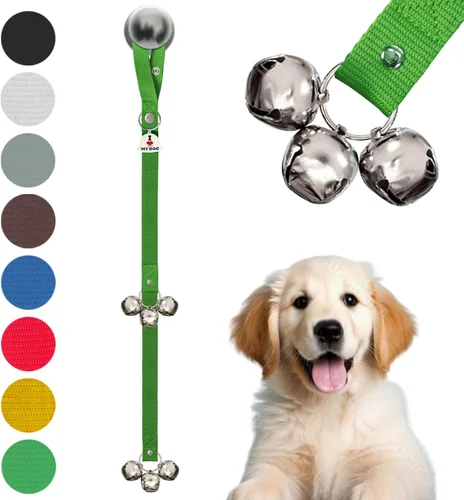 Miniatura 19 de Caldwell's Pet Supply Co. Campanas para orinal para perros, campanas para puerta de perro, campanas para salir al exterior, campana de entrenamiento