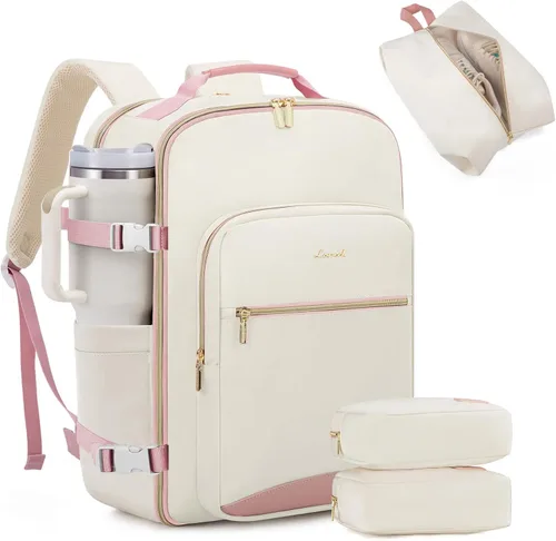 Miniatura 22 de LOVEVOOK Mochila de viaje para llevar a bordo, Mochilas de viaje
