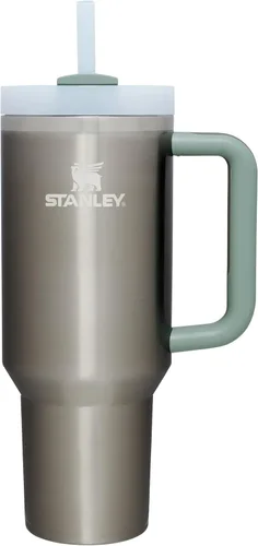 Miniatura 50 de STANLEY Quencher H2.0 FlowState - Vaso térmico de acero inoxidable con aislamiento al vacío, vaso con tapa y pajita para agua, té o café helado
