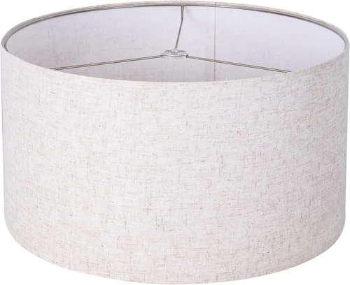 Miniatura 23 de Wellmet Requiere ensamblaje de pantalla de lámpara de 18"x18"x12" para lámpara de mesa, lámpara de cabecera, lámpara de pie, pantalla de lámpara
