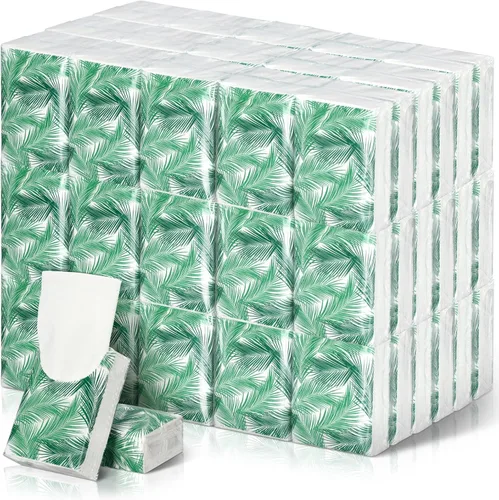 Miniatura 27 de Therwen Paquete de 100 pañuelos de bolsillo a granel, 1000 hojas, mini pañuelos a granel, 3 capas, tamaño de viaje pequeño, tamaño de bolsillo