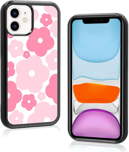 Miniatura 15 de Funda para iPhone 8 Plus y iPhone 7 Plus, linda funda Kawaii azul hibisco hawaiano floral estética floral para niñas preppy mujeres