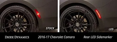 Miniatura 7 de Diode Dynamics Marcadores laterales LED ámbar/rojo compatible con Chevrolet Camaro 2016-2024