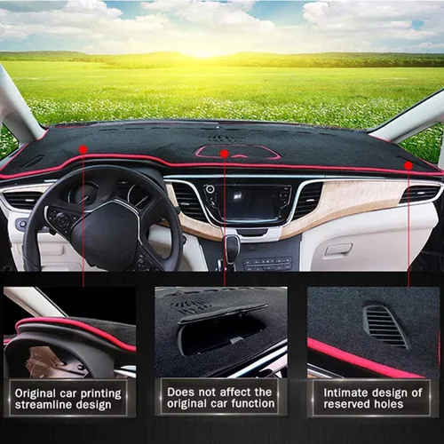Miniatura 5 de HATHWAY Compatible con Chevrolet Epica 2007-2012, cubierta de tablero de automóvil, alfombrilla antideslizante, cubierta de salpicadero, accesorios