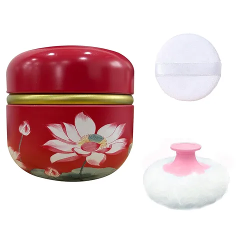 Miniatura 29 de Polvo Corporal y Contenedor para Polvo en Polvo, Polvo para Mujeres y Estuche de Polvo para Baño y Viaje (Abstracción)