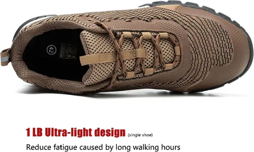 Miniatura 44 de ulogu Zapatos de senderismo impermeables para hombres y mujeres, cómodos, ligeros, antideslizantes, para caminar todo el día, para trabajar y caminar