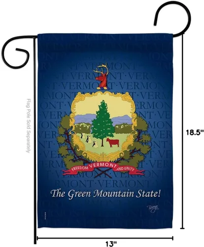 Miniatura 5 de Bandera de jardín de Estados Unidos de Vermont Regional, Estados Unidos, Territorios de Estados Unidos, República de país, área particular, pequeña
