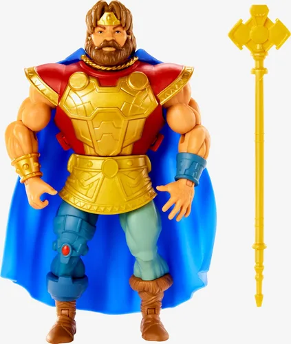 Miniatura 6 de Masters of the Universe Origins Figura de acción y accesorio, Rise of Snake Men King Rando y mini libro de cómics, 5.5 pulgadas