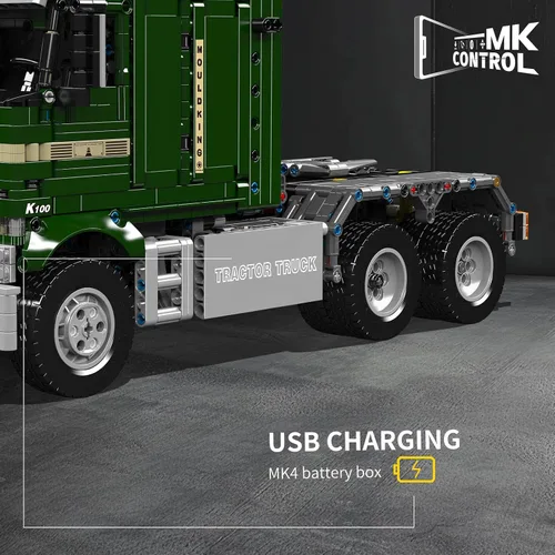 Miniatura 7 de Mould King Kit de bloques de camión de tractor, modelo MOC de bloques de construcción para construir, regalo para entusiastas de las colecciones