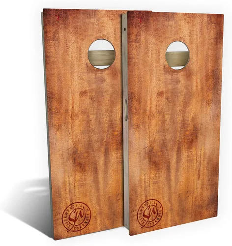 Miniatura 11 de Slick Woody's Tablas de Cornhole de Grado Profesional - Juego de Lanzamiento de Agujero de Maíz de Madera Maciza de 4' x 2' Reglamentario con Veta