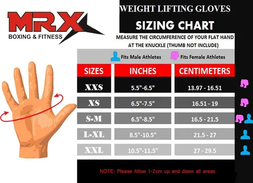 Miniatura 2 de MRX BOXING & FITNESS Guantes de entrenamiento para hombres y mujeres, guantes de levantamiento de pesas ventilados con muñequeras, protección