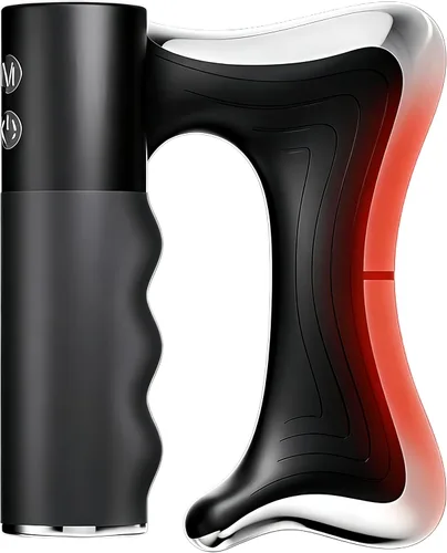 Masajeador eléctrico Gua Sha Hyper Blade Masajeador Fascia Cuchillo Masajeador Eléctrico Fascia Raspador EMS Relajación Muscular Suavizar la Piel y