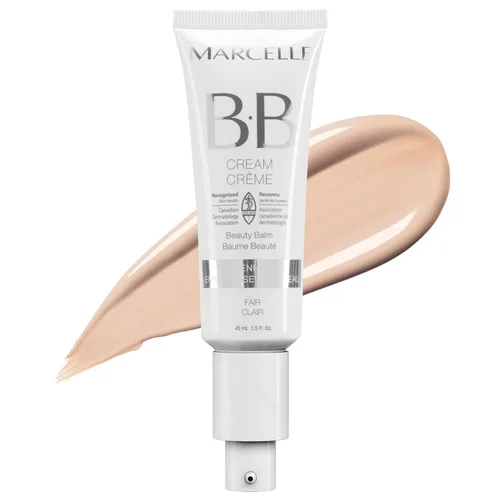 Miniatura 10 de Marcelle BB Cream Beauty Balm, crema hidratante tintada, estimulante de la piel, ligero, hidratante, hipoalergénico, no comedogénico, sin fragancia