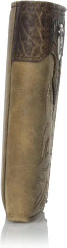 Miniatura 3 de ARIAT Botas bordadas tri-Fold Tan para hombre