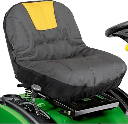 Miniatura 8 de Funda de asiento para cortacésped, funda de asiento de tractor Oxford de poliéster resistente con superficie acolchada de cojín, compatible