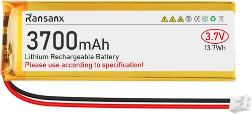 Miniatura 9 de Batería Lipo de 3.7 V 700 mAh 702540 Batería recargable de polímero de litio con conector Micro JST 2.0 Circuito de protección integrado