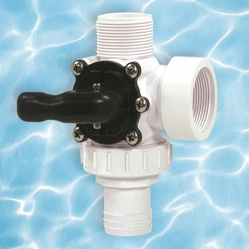 Miniatura 2 de HydroTools - Válvula de bola estándar de 3 vías para piscina y spa, 6.25 pulgadas