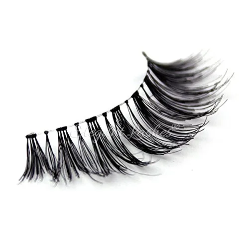 Miniatura 3 de Elegant Lashes #RWSP Black Pestañas postizas finas (cabello humano 100% natural de primera calidad)