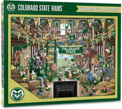 Miniatura 26 de YouTheFan NCAA Barnyard Fans - Rompecabezas de 500 piezas