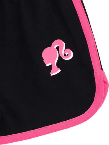 Miniatura 5 de Barbie Conjunto de camiseta y pantalones cortos activos de delfín Conjunto moderno para niñas coordinadas