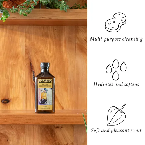 Miniatura 3 de Davines Pasta & Love Hair Beard & Body Wash, limpiador hidratante 3 en 1, elimina suavemente las impurezas y suaviza el cabello y la piel sin