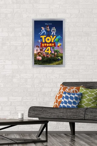 Miniatura 2 de Trends International Disney Pixar Toy Story 4 - Póster de pared de una hoja, 14.725 x 22.375 pulgadas, versión enmarcada plateada Versión con marco
