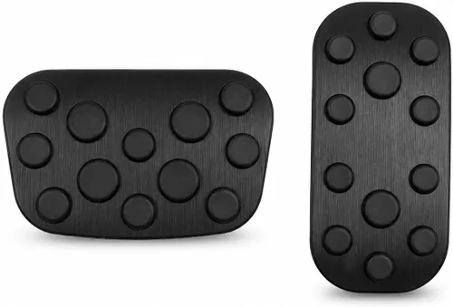 Miniatura 75 de Accesorios interiores personalizados para Nissan Sentra 2020 2021 2022, cubiertas de pedal de acelerador de gas de aleación de aluminio, Rojo