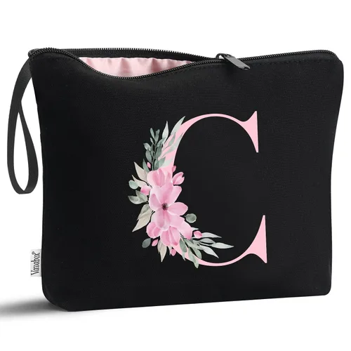 Miniatura 49 de Vavabox A-Z Bolsa de Maquillaje Personalizada, Regalos de Cumpleaños para Mujeres y Mamá, Regalos para la Mejor Amiga, Bolsa de Cosméticos