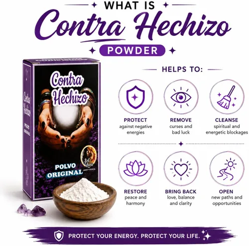 Miniatura 2 de Contra Hechizo, Contra Hechizo Polvo - Aleja Brujeria, Mal de ojo, Contra Envidia, Polvo Contra hechizo Against Evil eye