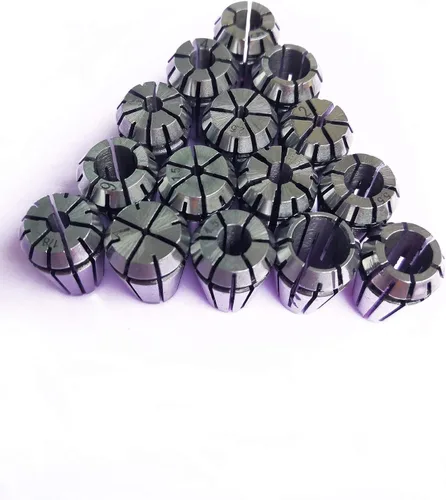 Miniatura 16 de Juego de pinzas de resorte Er11, portabrocas ER11 de 1/8 pulgadas y 1/4 pulgadas para máquina de grabado CNC y herramienta de torno de fresado