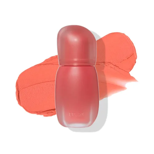 Miniatura 30 de Labial líquido pigmentado Etude, color #01 rosa análogo (4g), de larga duración, resistente al agua, con un ligero acabado mate, cobertura total