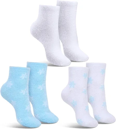 Miniatura 11 de Tarpop 3 pares de calcetines de aloe para mujer, calcetines de spa hidratantes para el día de San Valentín, para pies secos y agrietados, gel