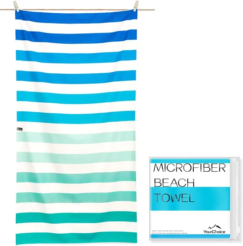 Miniatura 27 de Your Choice - Juego de toallas de microfibra de secado rápido para playa, viajes, natación, piscina, campamento, actividades al aire libre y toalla