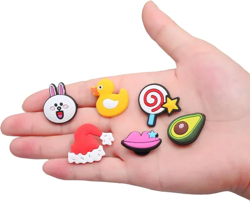 Miniatura 3 de TANSWEET 3050100125 pcs PVC Random Different Shape Shoe Charms for Shoe Decoration