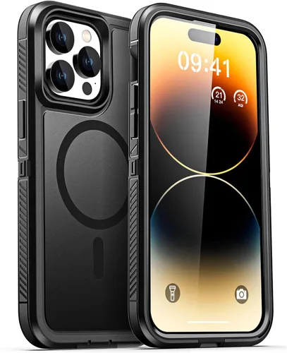 Miniatura 45 de AICase Funda para iPhone 13/14/16e [Compatible con Magsafe], Protección contra caídas de alta resistencia, Defensa multicapa, Grado militar