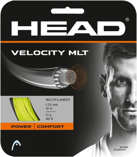 Miniatura 5 de HEAD - Juego de cuerdas para raqueta de tenis Velocity MLT 40' Multifilamento Natural
