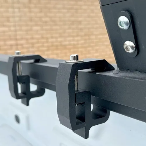 Miniatura 5 de MaxxHaul Estante Universal de Aluminio para Camión, Escalera, Madera, Tubería, Contratista - Capacidad de 500 lb, Altura Fija de 28" con Abrazaderas