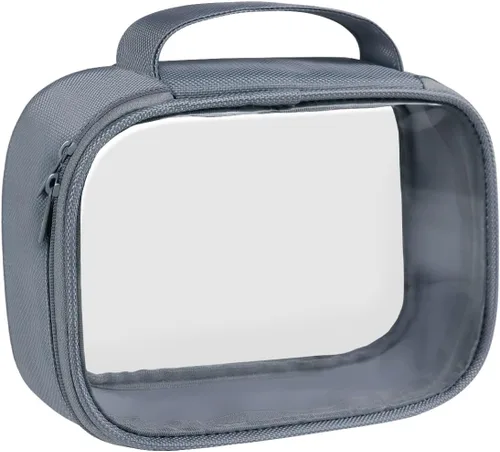 Miniatura 24 de Moyad Bolsa de aseo transparente aprobada por la TSA, de cuarto de galón, tamaño 3-1-1, bolsa de líquidos para viajes, organizador transparente