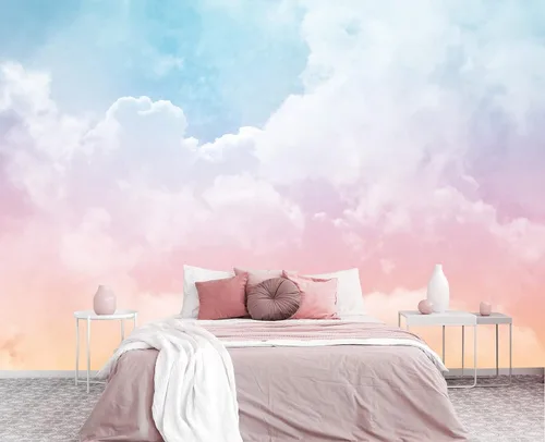Miniatura 9 de Mural de pared de picos de montaña y bosque para dormitorio, sala de estar, papel tapiz para decoración 158" x 110" (no autoadhesivo)
