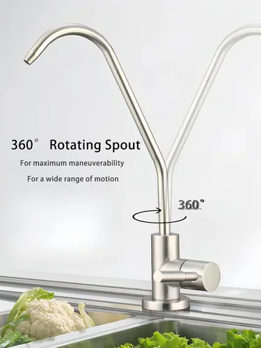 Miniatura 4 de Grifo de agua potable,Fácil de instalar Grifo RO de fregadero sin plomo,Grifos de filtro de agua para fregadero de barra de cocina,Grifos de ósmosis