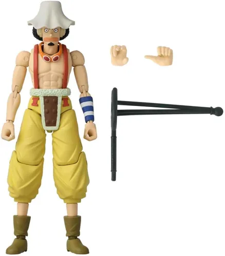 Miniatura 2 de BANDAI Anime Heroes - Figura de acción de Usopp de una pieza, figura de anime articulada de Usopp de 6.7 in con accesorios adicionales, figuras