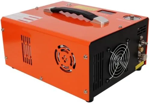 Miniatura 6 de 【LuckyNote】Compresor de aire PCP, compresor PCP portátil de 4500PSI con convertidor integrado, parada automática DC12V/AC120V bomba de compresor