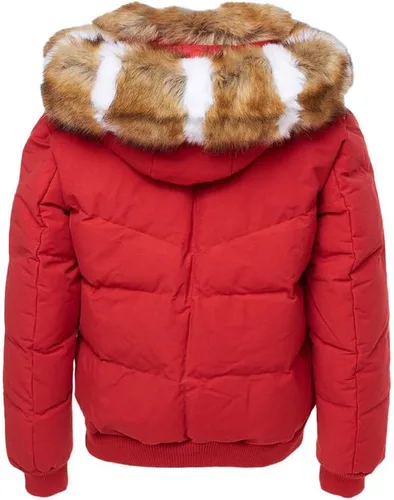 Miniatura 4 de Jordan Craig Hombre Hollis Bomber Chaqueta (Rojo)