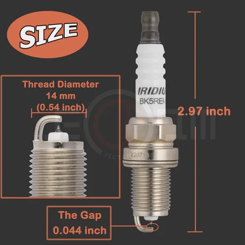 Miniatura 4 de Bujías de repuesto automotriz, 6 piezas que reemplazan a BKR5EIX-11 5464 bujías de iridio compatibles con 96-04 RL SLX TL 3.2L 3.5L V6, 98-05 C240