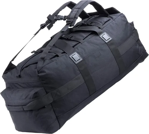 Miniatura 4 de Bolso de lona militar grande Mochila Equipo de equipo de engranaje de campo Bolsa de lona Bolsa de despliegue del ejército 85L